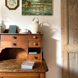 Vintage landscape oil on canvas