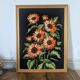 Vintage sunflower tapestry