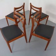Danish Teak Dining Chairs from Vamo Mobelfabrik, 1960s, Set of 4