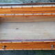 Early 20th century wardrobe in turned pine and pitch pine