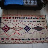 Berber vintage rug 100% wool, handcrafted. free shipping in europe. unique! 250x145cm