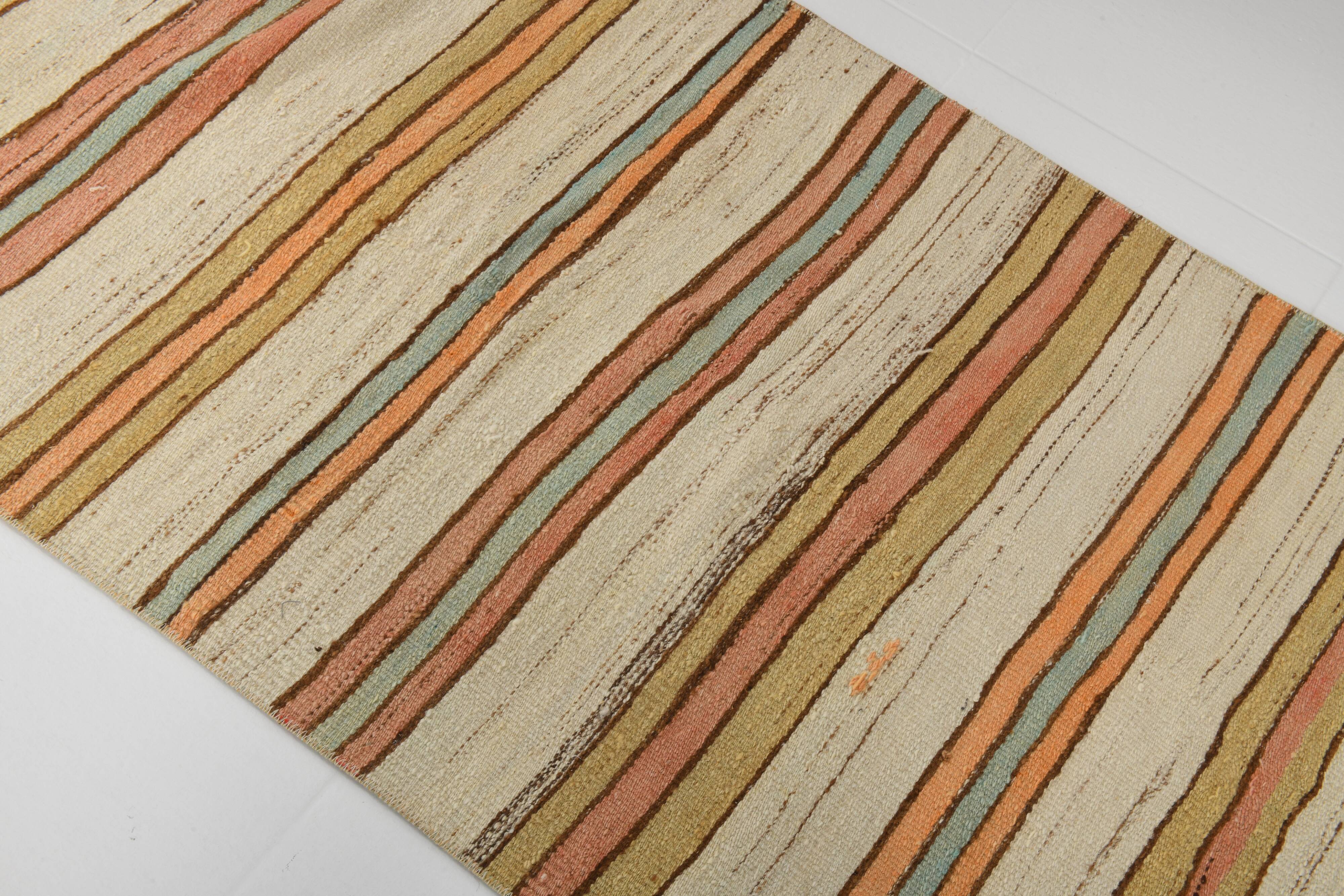 3x11 Rug For Hallway Kilim Runner Rug, 86x340Cm