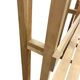 Vintage portemanteau XL en bois avec banc