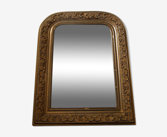 Old Empire Style Mirror Wooden Frame And Gilded Plaster Selency Old Empire Style Mirror Wooden Frame, Antique Plaster Framed Mirrors