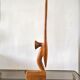 Stylized teak antelope design 60s - 70s