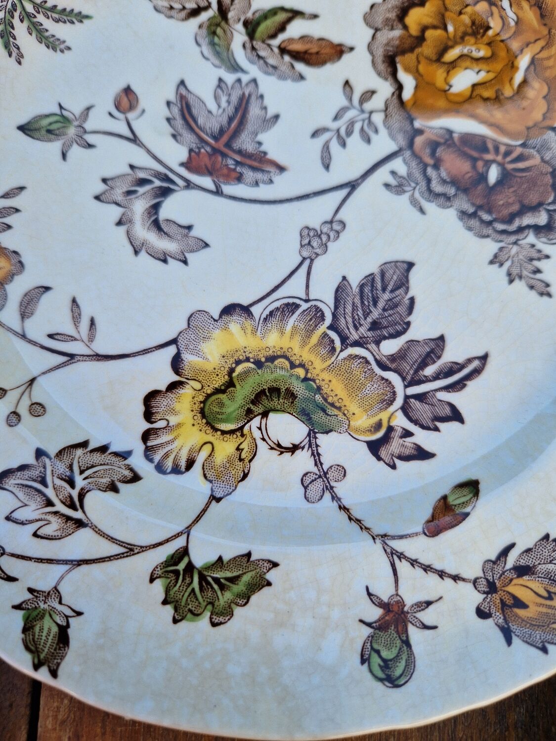 Set of 8 English Dessert Plates Mason's Chantilly Pattern