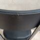Vintage office chair in chrome metal and faux leather.