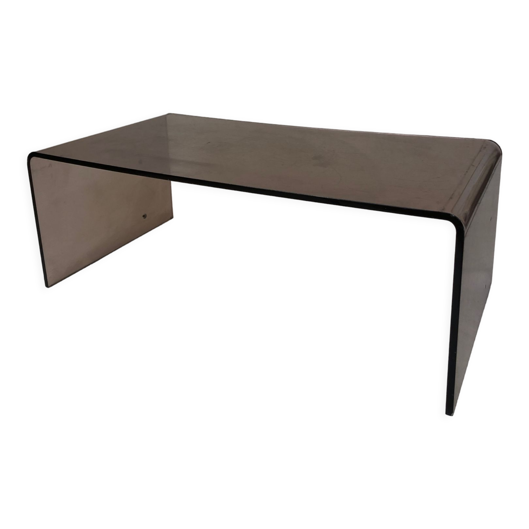 Plexiglass coffee table 1970