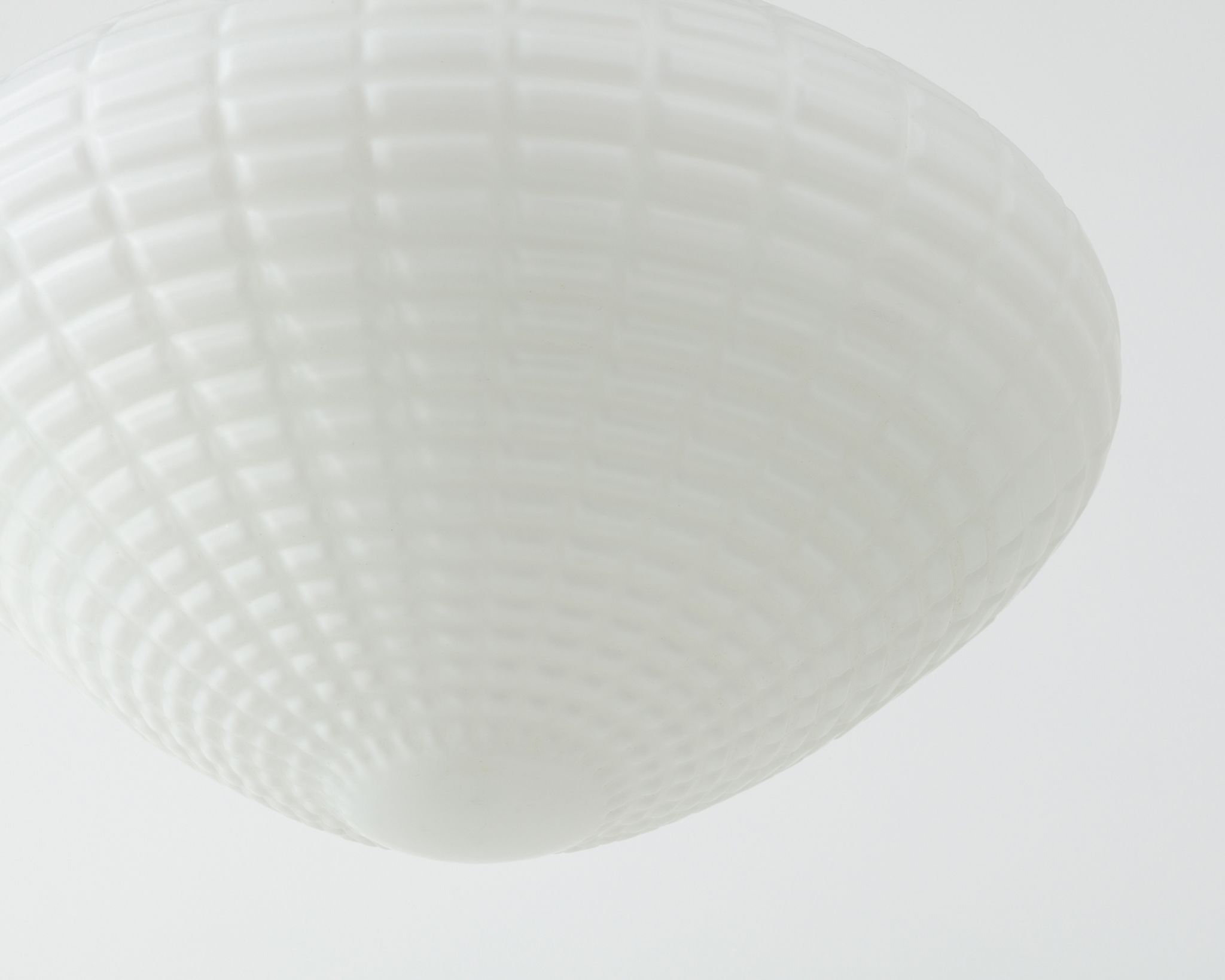 Opaline glass hanging lamp 1950