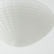 Opaline glass hanging lamp 1950