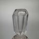 Antique engraved crystal decanter for Rum, 19th century