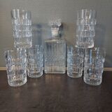 Whisky glasses and decanter