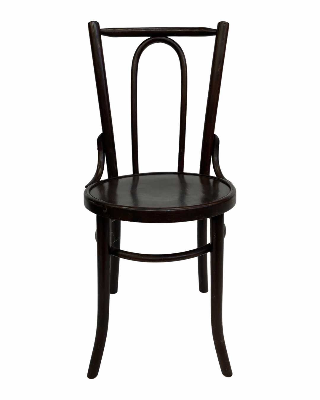 Set of four vintage bistro chairs 50
