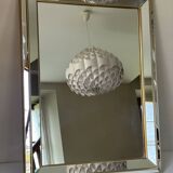 Beaded mirror design deknudt Belgium 1970