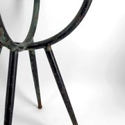 Patinated metal gueridon – Italy, 1960s
