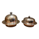 Beautiful set of two old caviar bells