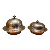 Beautiful set of two old caviar bells