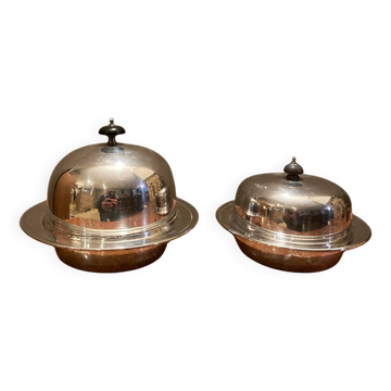 Beautiful set of two old caviar bells