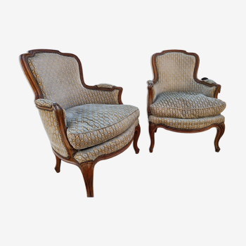Pair of antique armchairs Louis XV style