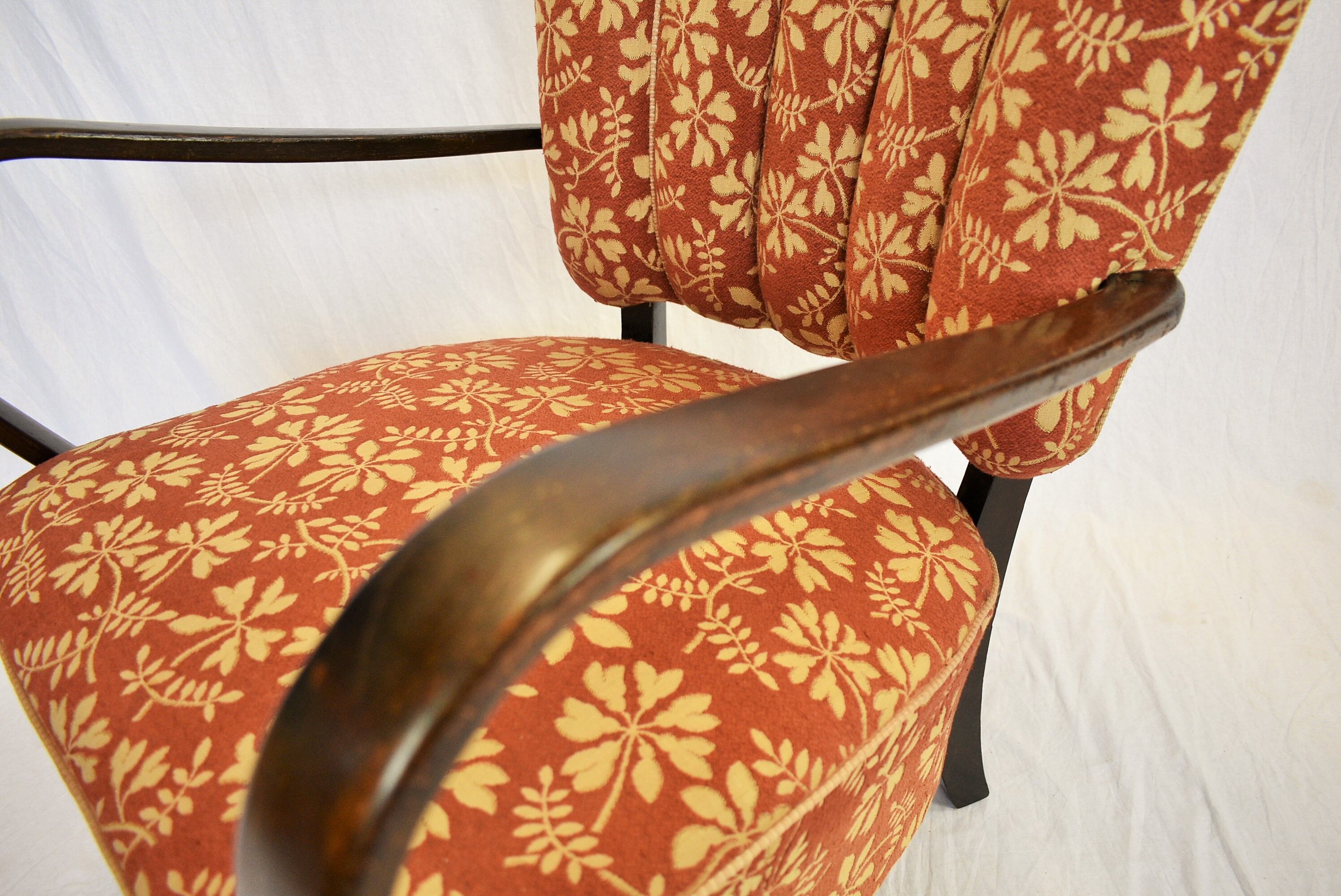 1950s J. Halabala Lounge Chair H-237