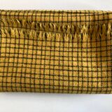 Shetland wool canvas plaid 1960