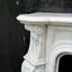 Louis XV style fireplace in Carrara marble circa 1980