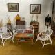 Rattan living room table with review door from the 70