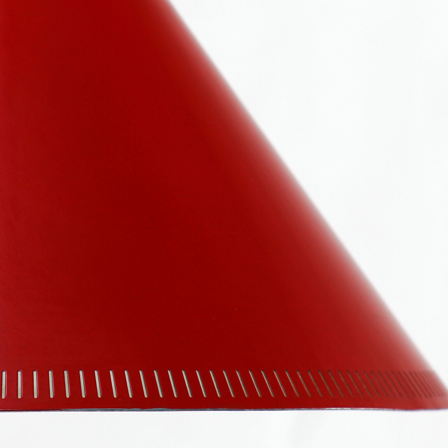 Danish conical hanging lamp goes up and down 1960's
