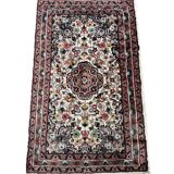 Persian rug in wool and silk 110cm x 60cm