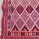 Traditional handmade red kilim rug 187-114cm