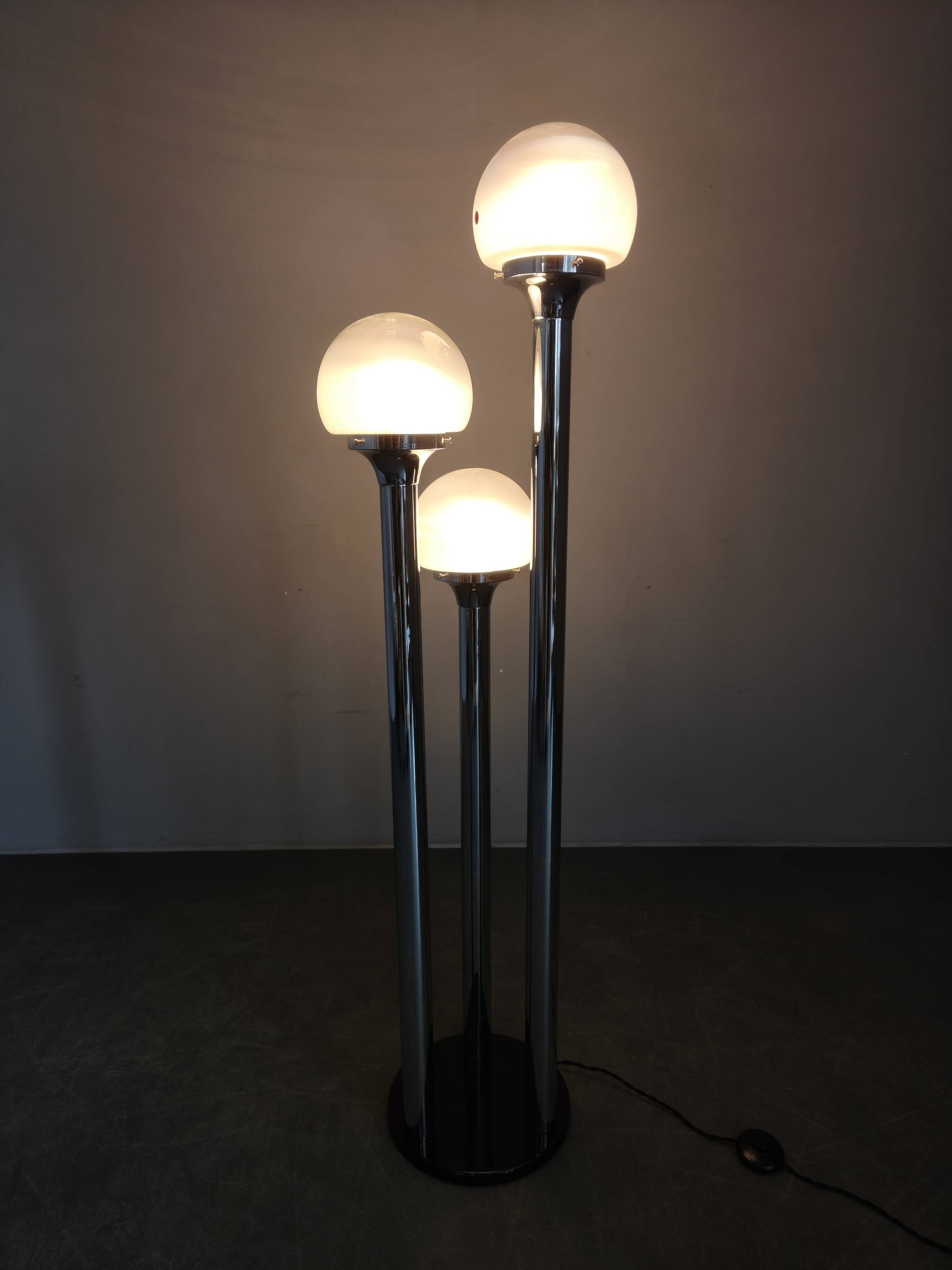 Carlo Nason Floor Lamp for Mazzega, Murano Glass, Italy 1970s