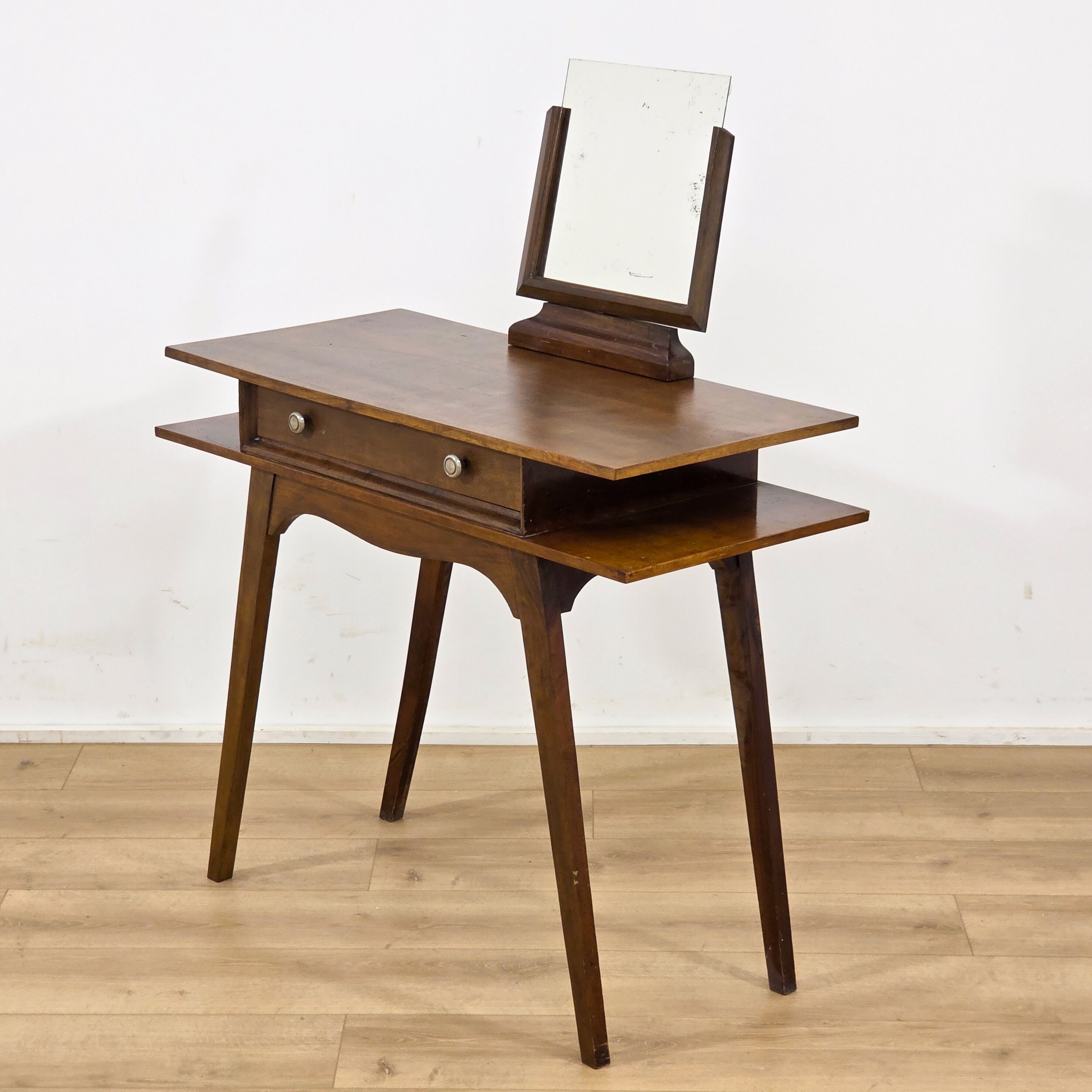 Solid wood Art Deco dressing table - 1930s