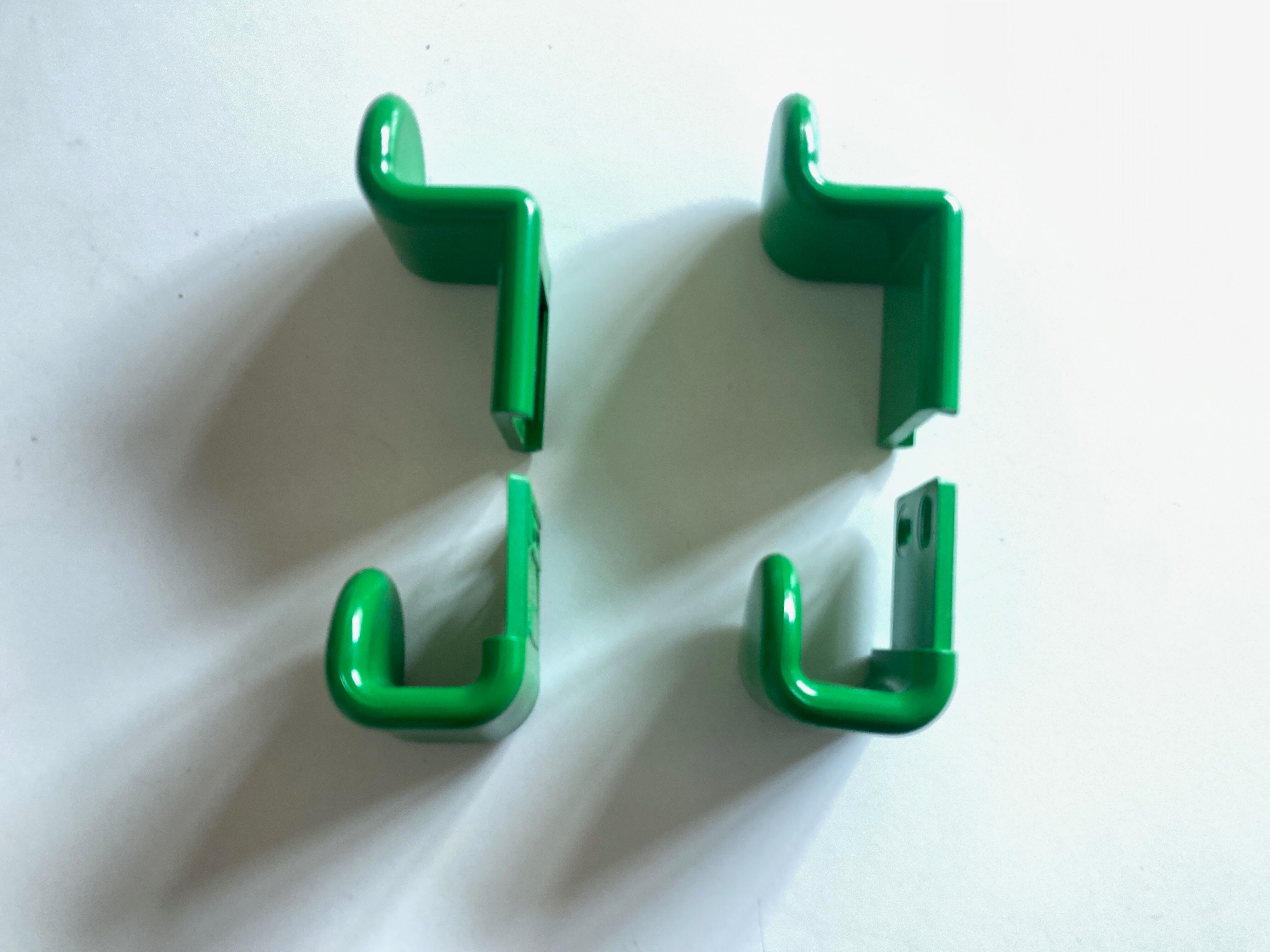Pairs of Italian design hook Gedy late 1970