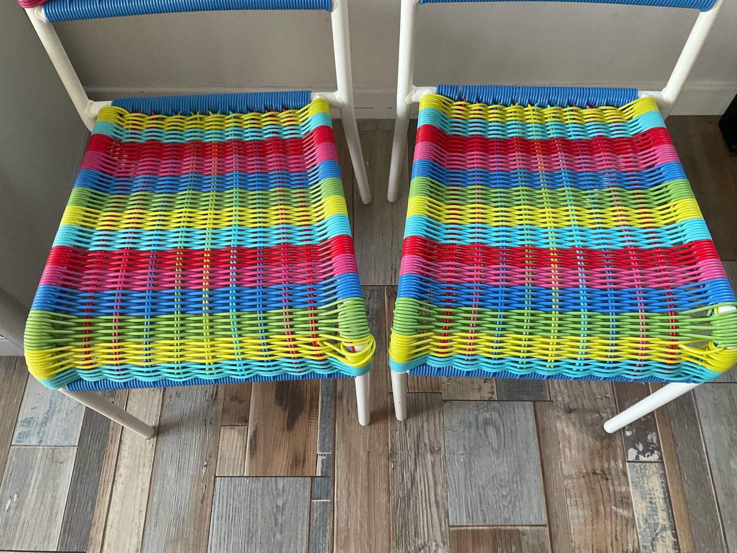 Fargglad chair pair by Maria Vinka for IKEA from the 90s.