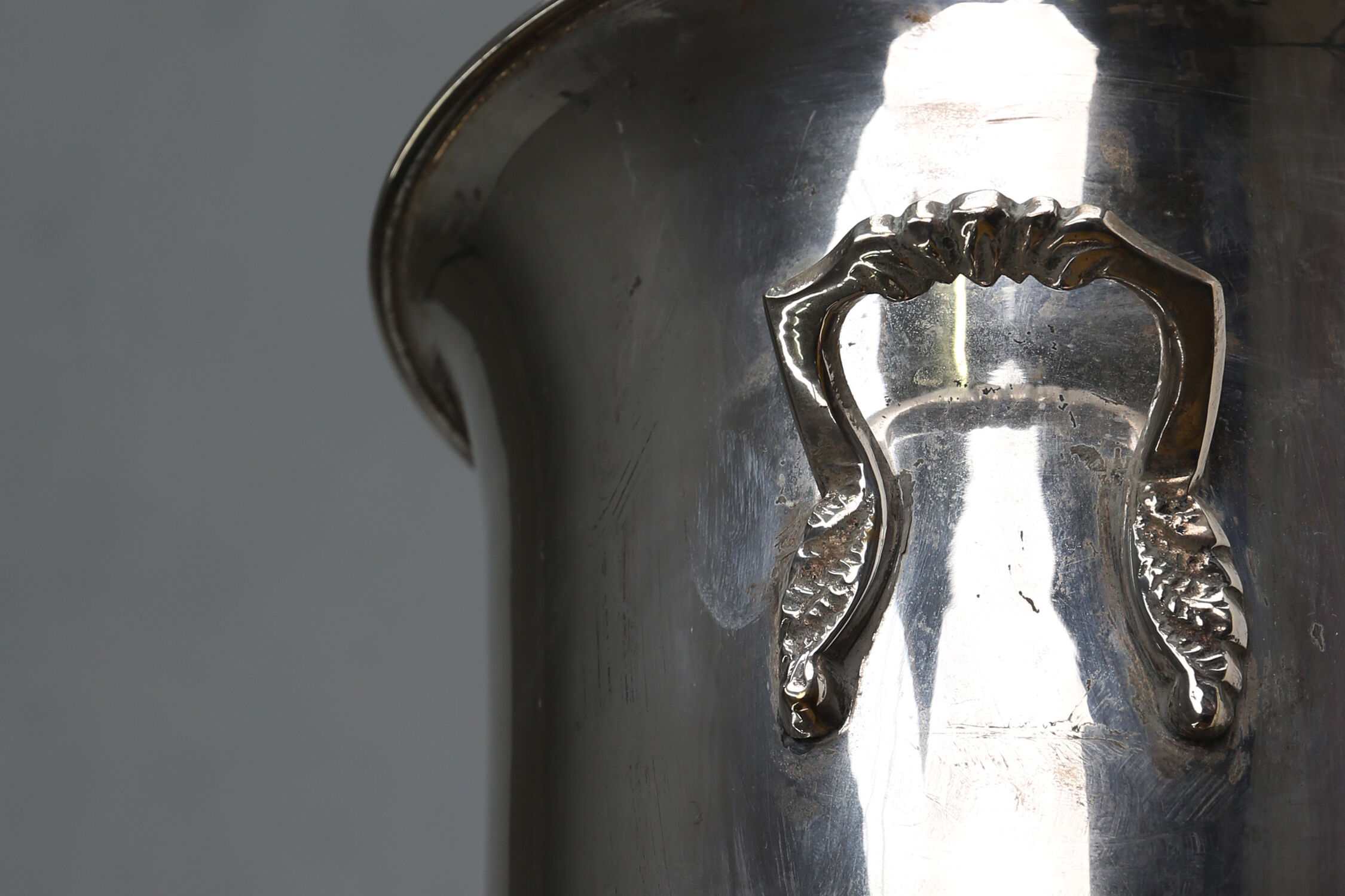 Old silver plated ice bucket ca.1900