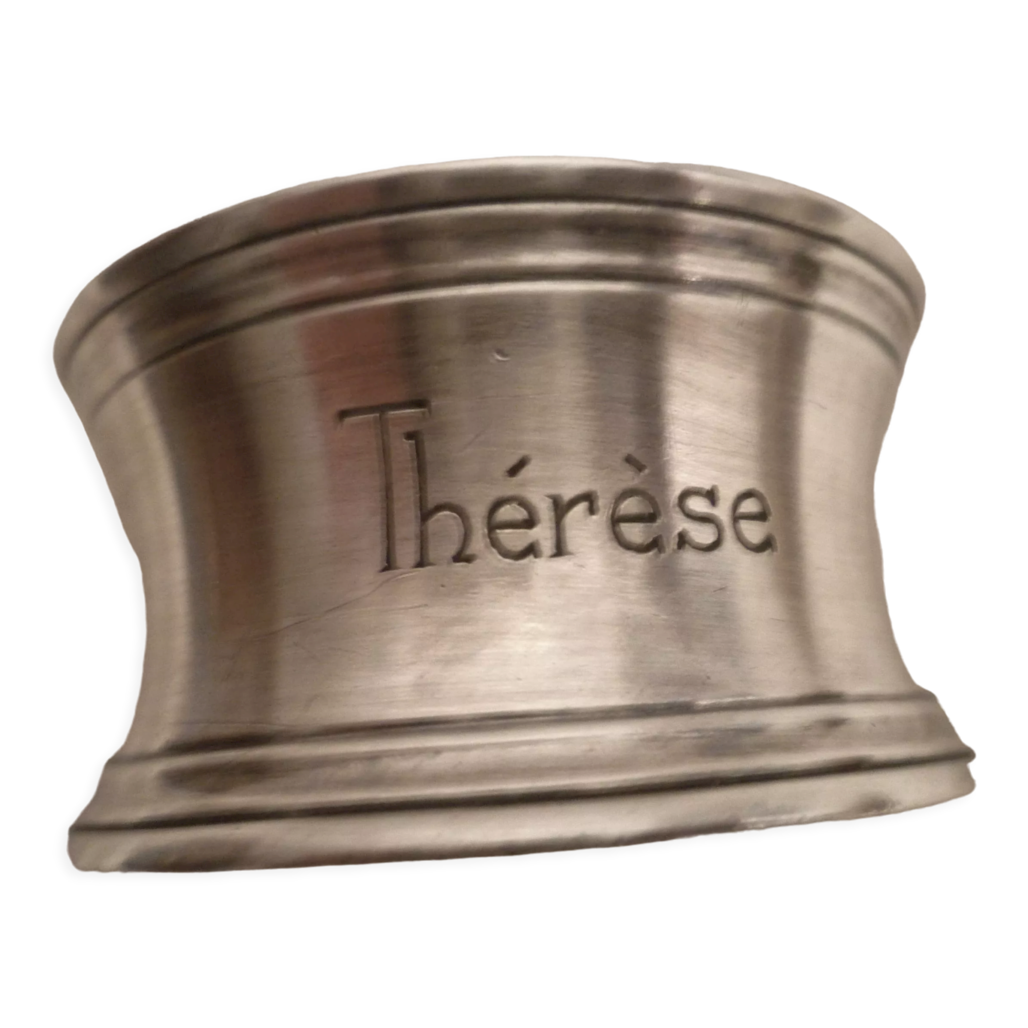 Solid silver napkin ring punch minerva 23gr