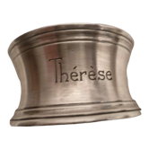 Solid silver napkin ring punch minerva 23gr
