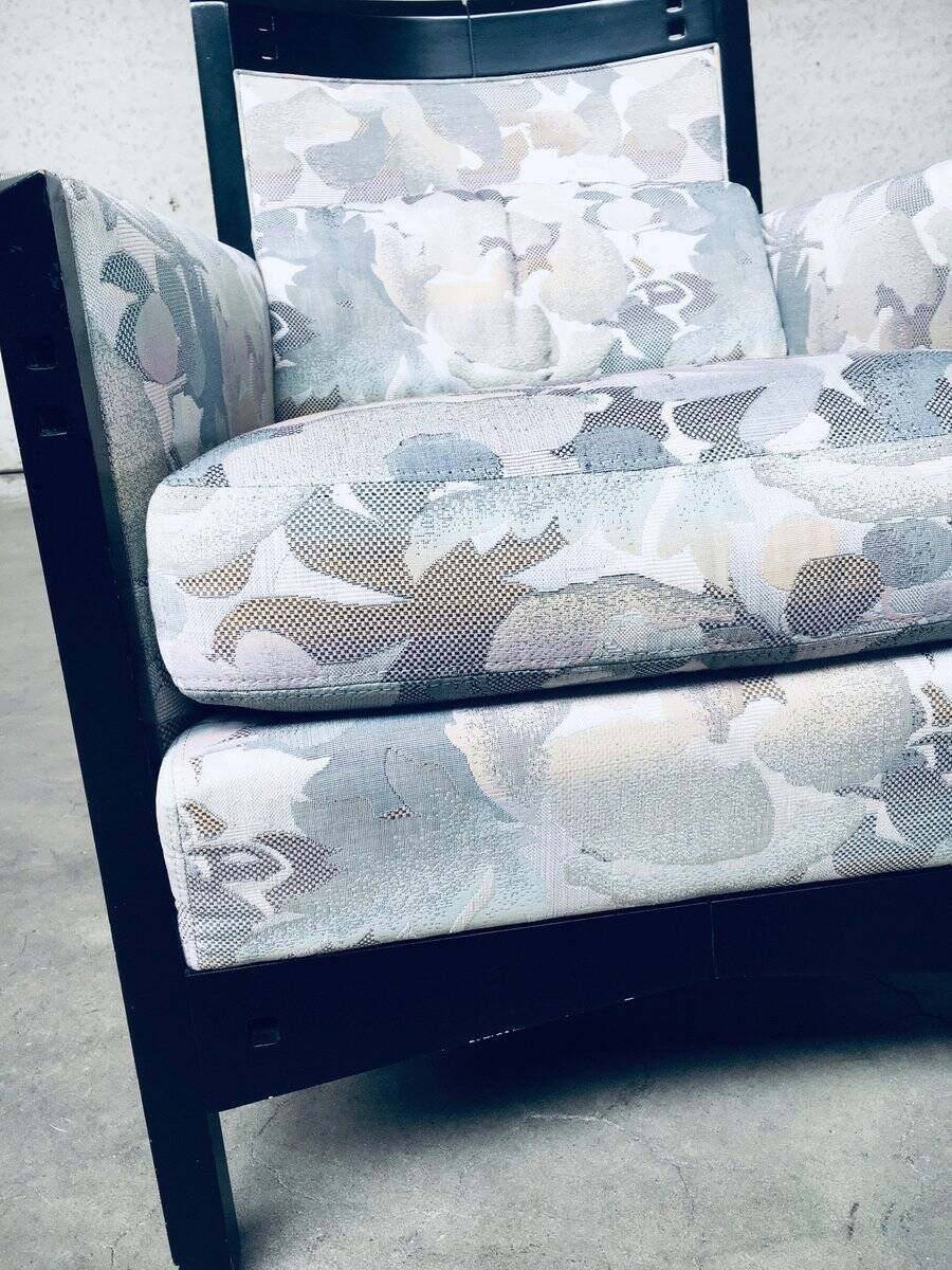 Set of Galaxy Peggy Low Armchairs by Umberto Asnago for Giorgetti, Italy, 1990s