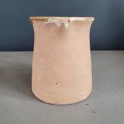 Pichet pot à lait ancien en terre cuite vernissée