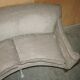 William Yeowood Curved 2-Seater Sofa in Velvet and Linen