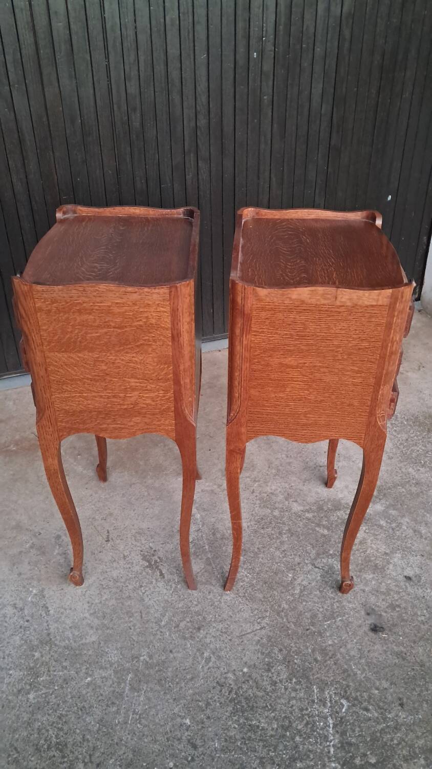 2 Louis XV style bedside tables