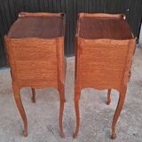2 Louis XV style bedside tables