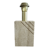 Travertine lamp "Cerri Nestore" 1970, Italy