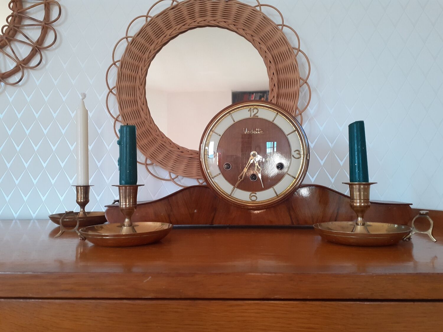 Lot de 3 bougeoirs en laiton