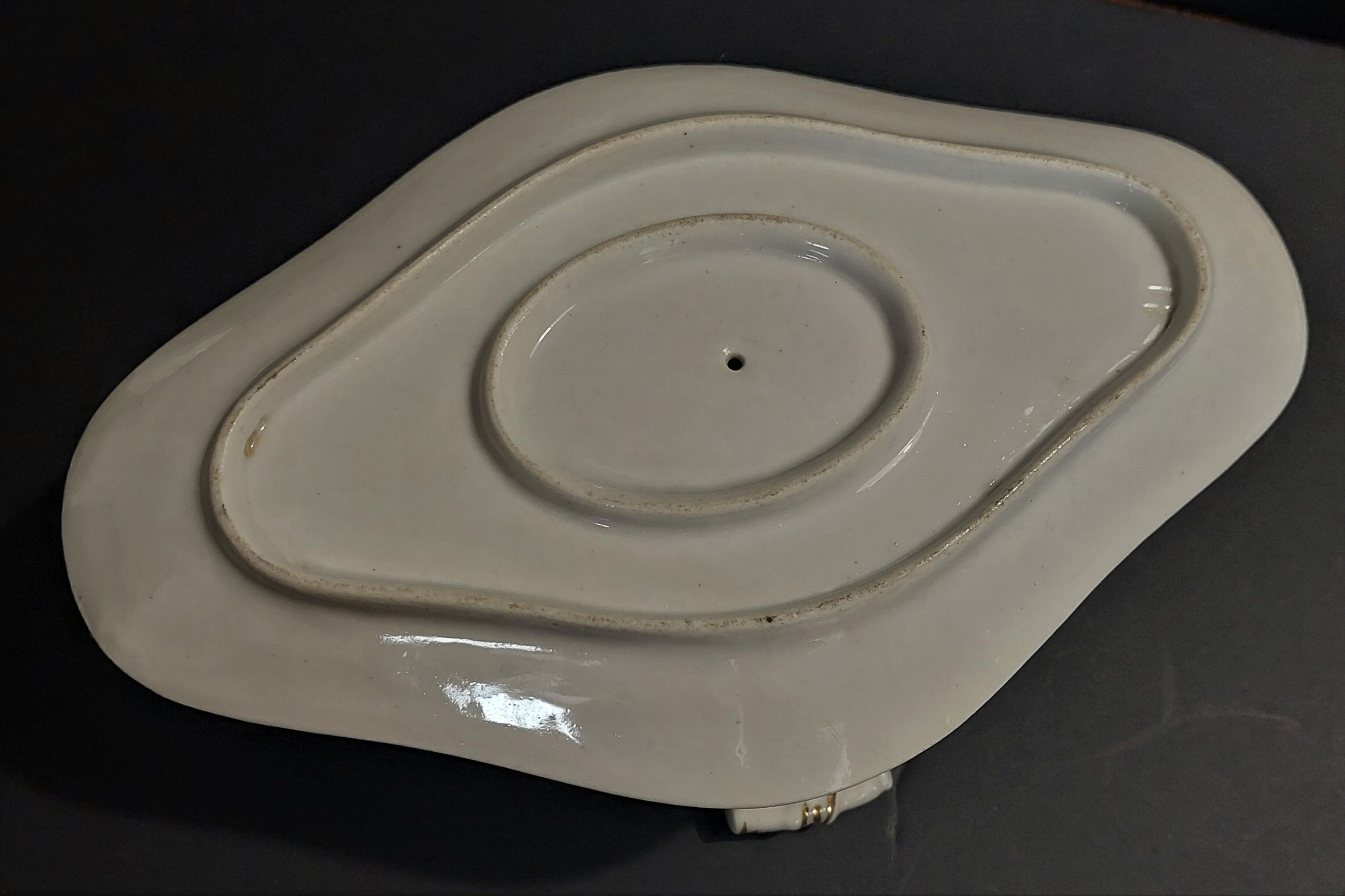 Saucière in porcelain of paris early twentieth century