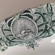 Plata oval iron earth A. Lebacqz & M. Bouchart St Amand Persian model