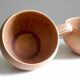 2 enamelled sandstone cups made in France, Rhodaceram 58