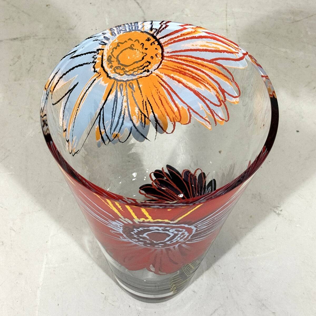Andy Warhol glass vase Daisies for Rosenthal Germany 1980’s