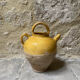 Crucible in glazed earthenware