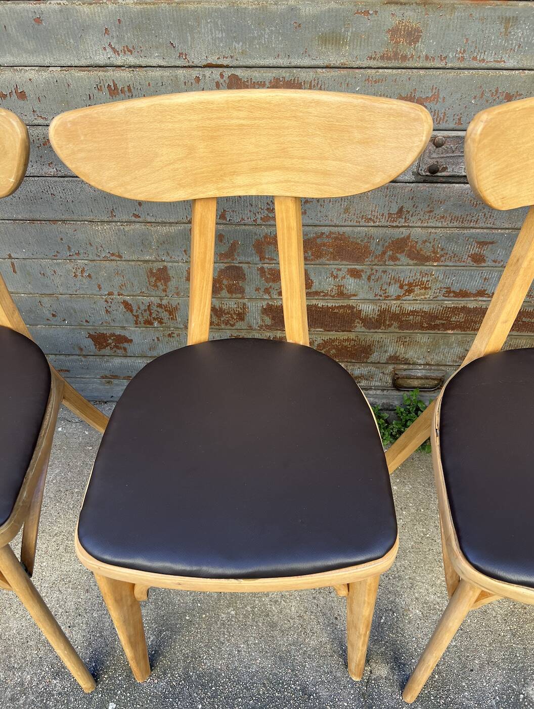 6 chairs model Banane stamped Lutherma 5 chairs model Banane stamped